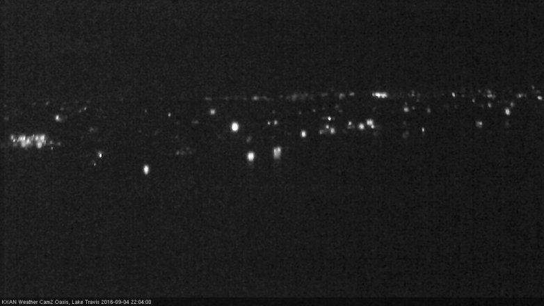 Lake Travis webcam, September 4, 2016 9:10 PM CT