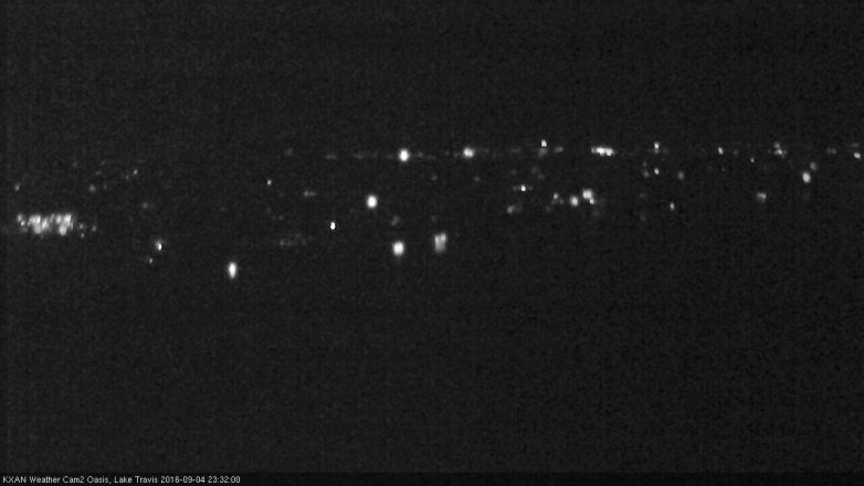 Lake Travis webcam, September 4, 2016 10:45 PM CT