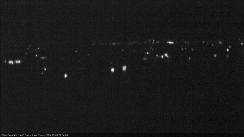 Lake Travis webcam, September 4, 2016 12:00 AM CT