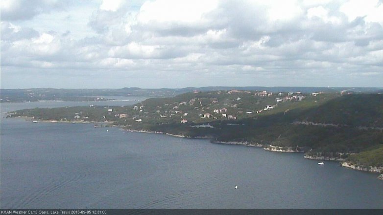 Lake Travis webcam, September 5, 2016 11:40 AM CT