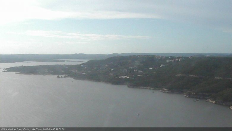 Lake Travis webcam, September 5, 2016 5:05 PM CT