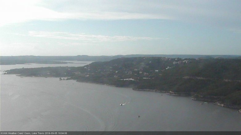 Lake Travis webcam, September 5, 2016 5:35 PM CT