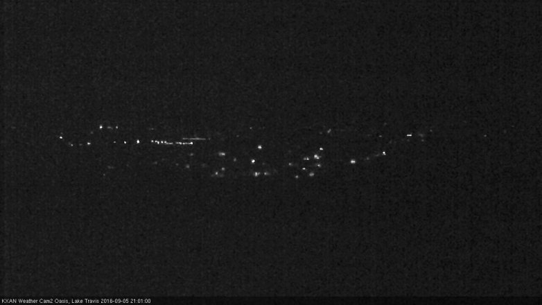 Lake Travis webcam, September 5, 2016 8:20 PM CT