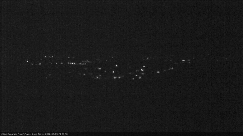Lake Travis webcam, September 5, 2016 8:25 PM CT