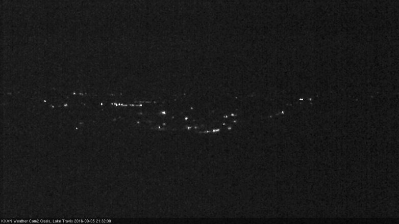 Lake Travis webcam, September 5, 2016 8:35 PM CT