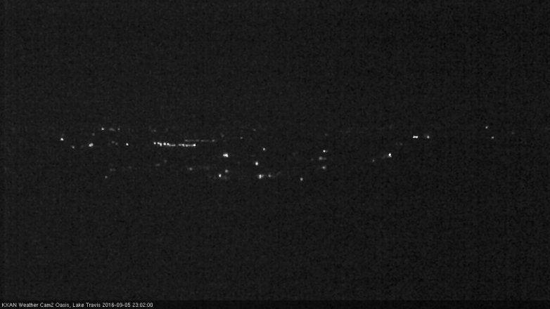 Lake Travis webcam, September 5, 2016 10:20 PM CT