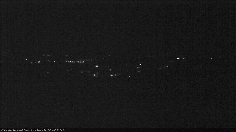 Lake Travis webcam, September 5, 2016 10:35 PM CT