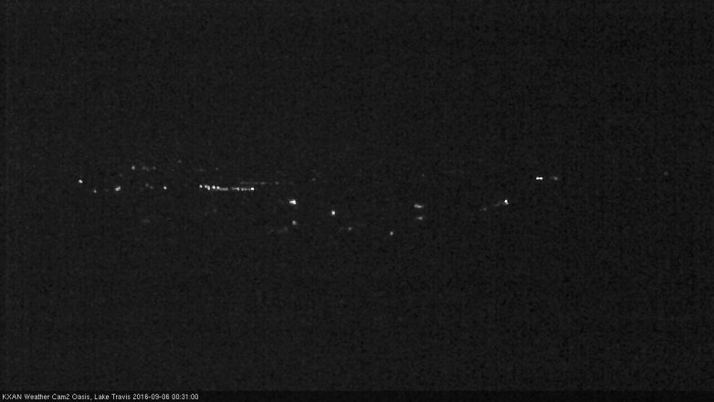 Lake Travis webcam, September 5, 2016 11:55 PM CT