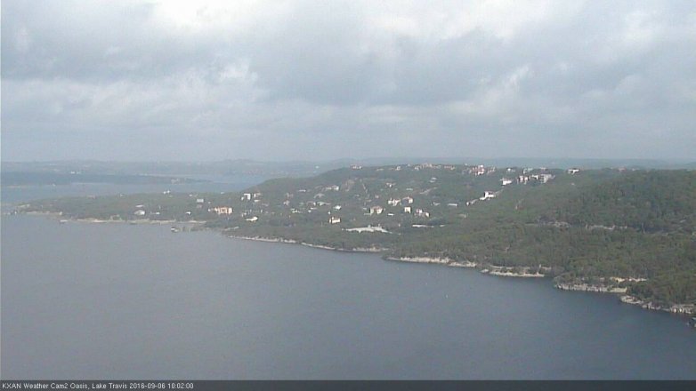 Lake Travis webcam, September 6, 2016 9:15 AM CT