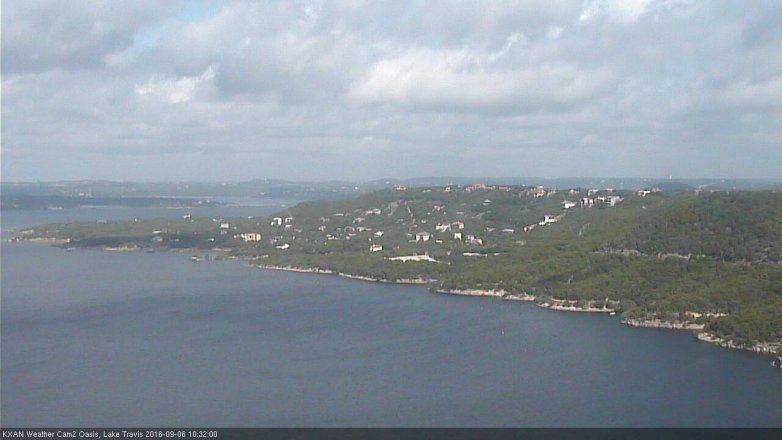 Lake Travis webcam, September 6, 2016 9:50 AM CT
