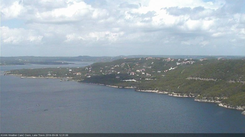 Lake Travis webcam, September 6, 2016 11:35 AM CT