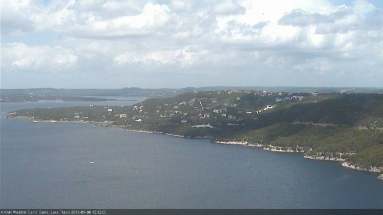 Lake Travis webcam, September 6, 2016 11:40 AM CT