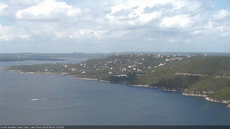 Lake Travis webcam, September 6, 2016 11:45 AM CT