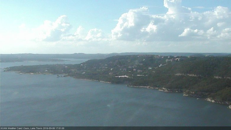 Lake Travis webcam, September 6, 2016 4:10 PM CT