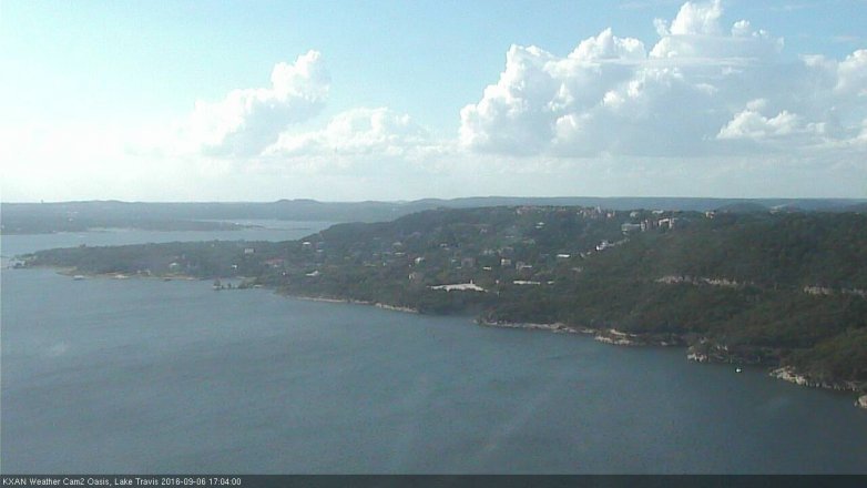 Lake Travis webcam, September 6, 2016 4:20 PM CT