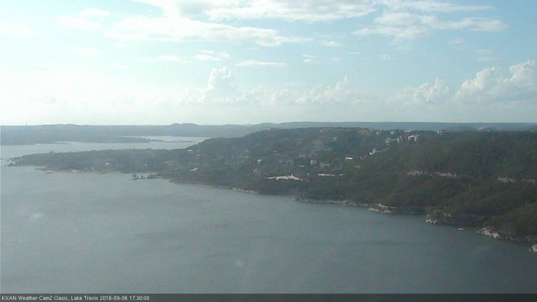 Lake Travis webcam, September 6, 2016 4:35 PM CT