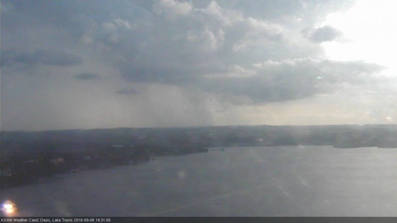 Lake Travis webcam, September 6, 2016 5:40 PM CT