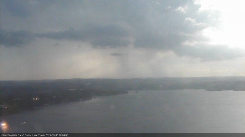 Lake Travis webcam, September 6, 2016 5:55 PM CT