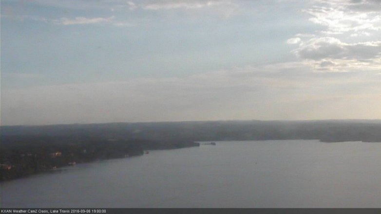 Lake Travis webcam, September 6, 2016 6:10 PM CT