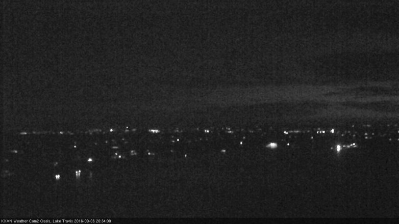 Lake Travis webcam, September 6, 2016 7:55 PM CT