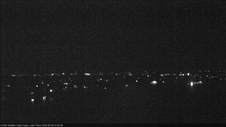 Lake Travis webcam, September 6, 2016 8:20 PM CT