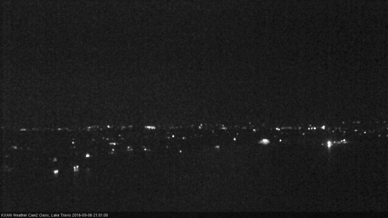 Lake Travis webcam, September 6, 2016 8:25 PM CT