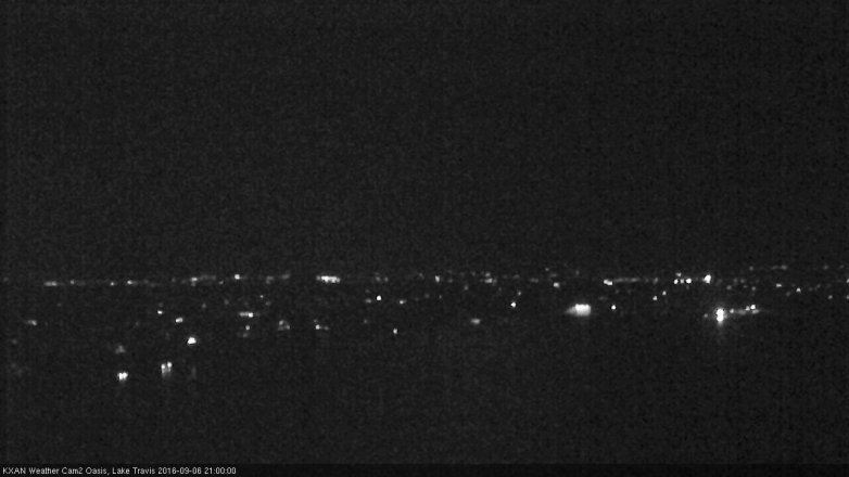 Lake Travis webcam, September 6, 2016 8:30 PM CT