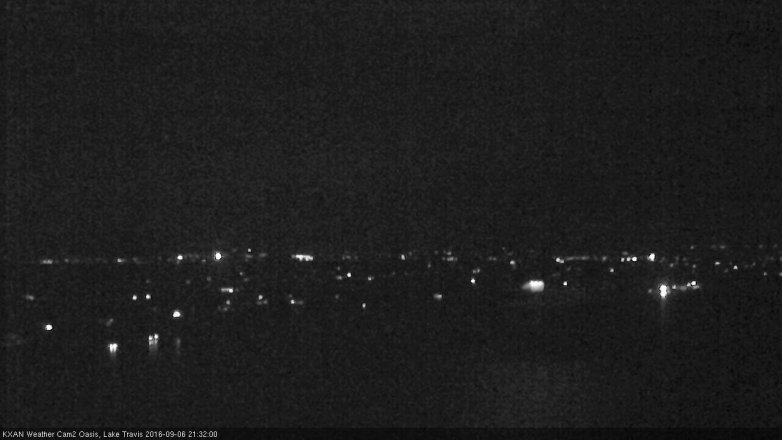 Lake Travis webcam, September 6, 2016 8:55 PM CT