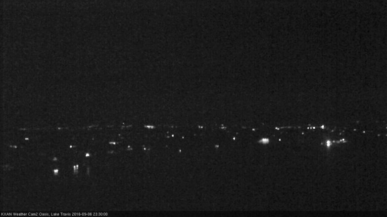 Lake Travis webcam, September 6, 2016 10:50 PM CT