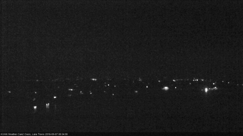 Lake Travis webcam, September 6, 2016 12:00 AM CT