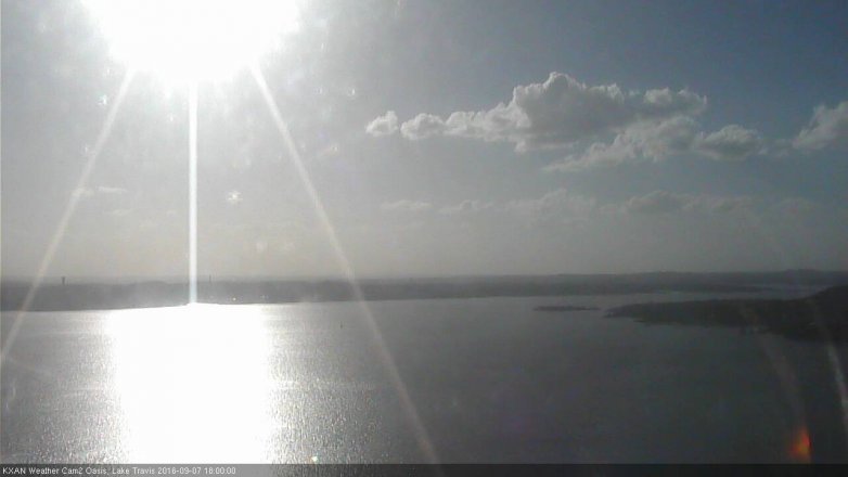 Lake Travis webcam, September 7, 2016 5:30 PM CT