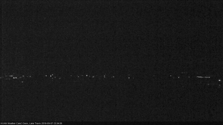 Lake Travis webcam, September 7, 2016 10:50 PM CT