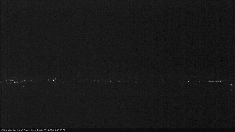 Lake Travis webcam, September 7, 2016 12:00 AM CT