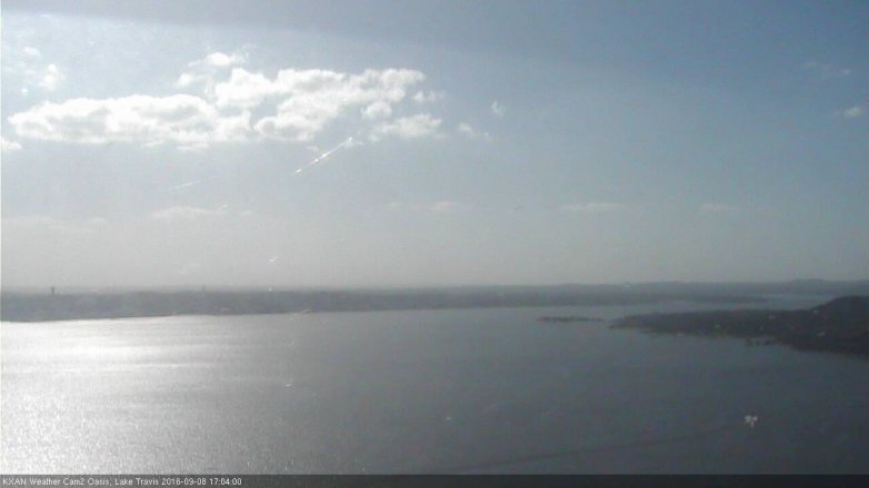 Lake Travis webcam, September 8, 2016 4:25 PM CT