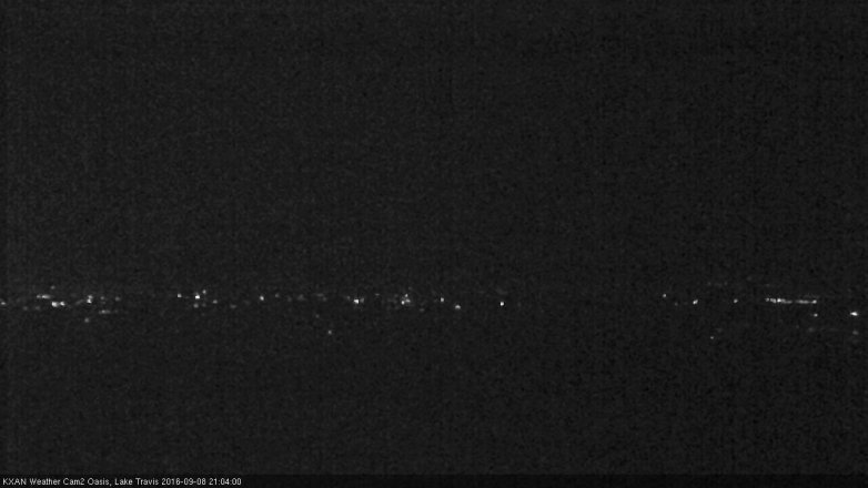 Lake Travis webcam, September 8, 2016 8:25 PM CT