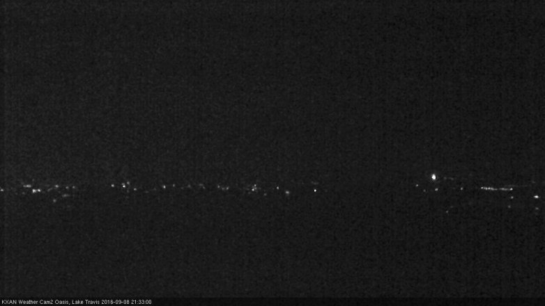 Lake Travis webcam, September 8, 2016 8:35 PM CT