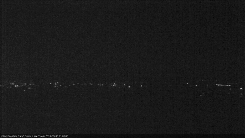 Lake Travis webcam, September 8, 2016 8:40 PM CT