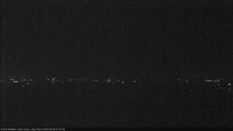Lake Travis webcam, September 8, 2016 8:50 PM CT