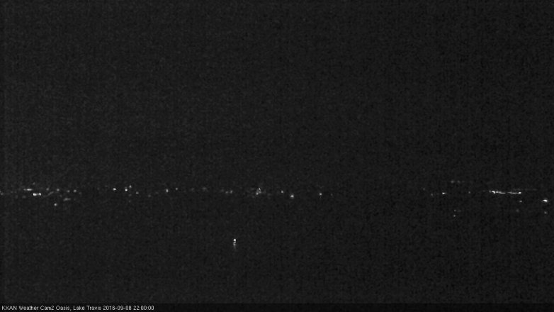 Lake Travis webcam, September 8, 2016 9:10 PM CT