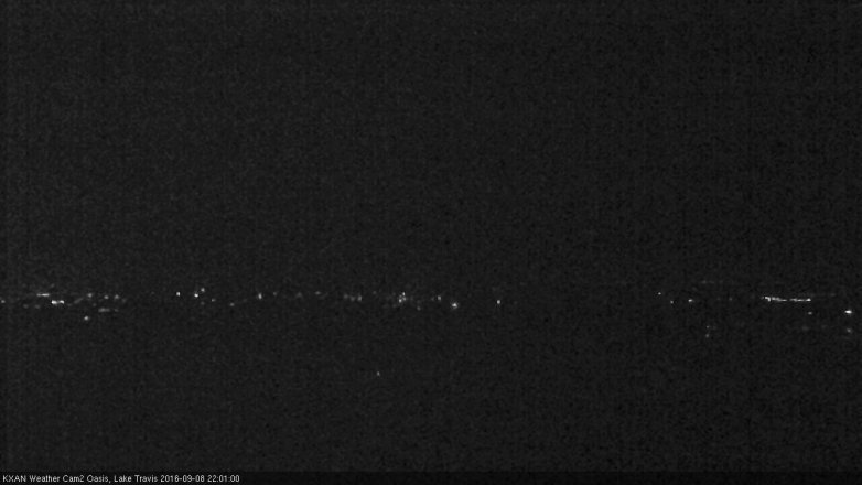 Lake Travis webcam, September 8, 2016 9:15 PM CT