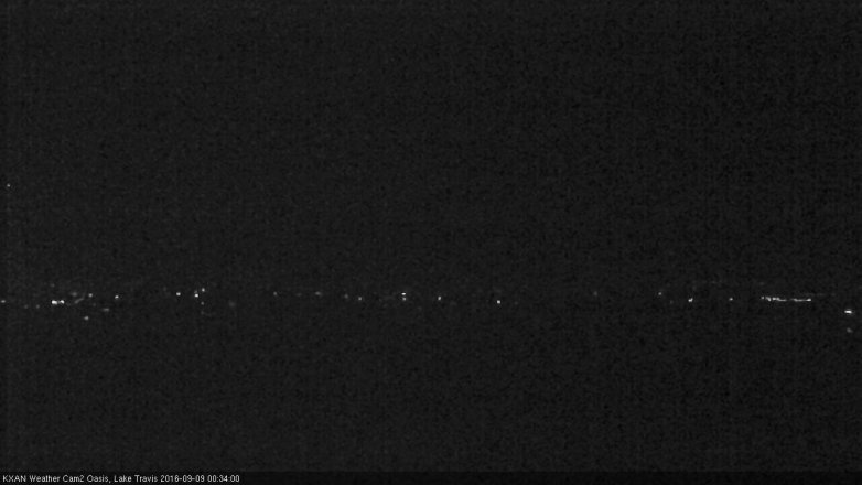Lake Travis webcam, September 8, 2016 12:00 AM CT