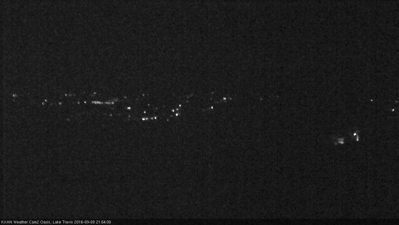 Lake Travis webcam, September 9, 2016 8:15 PM CT