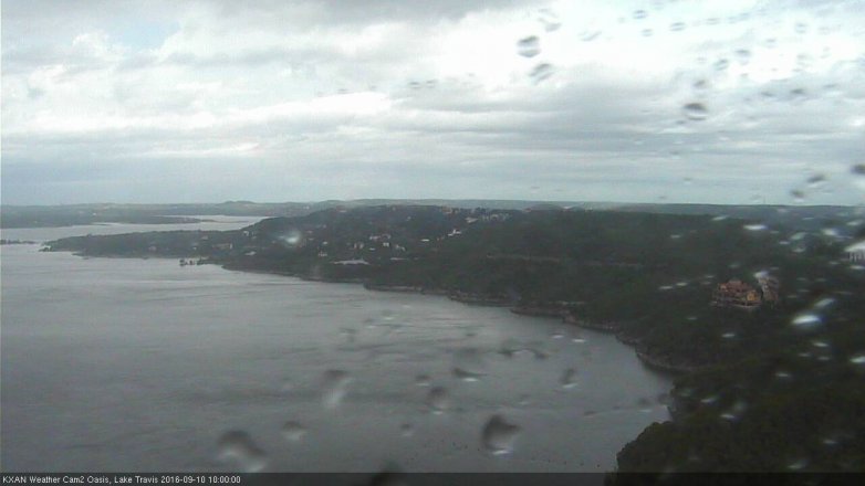 Lake Travis webcam, September 10, 2016 9:30 AM CT