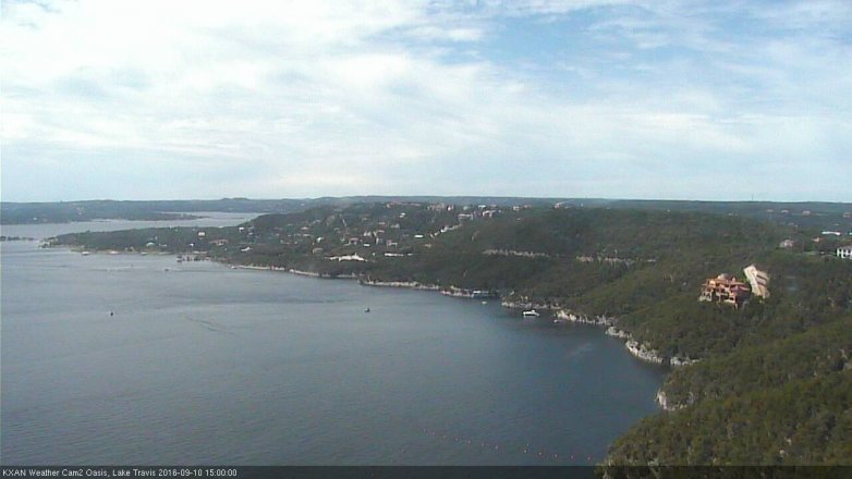 Lake Travis webcam, September 10, 2016 2:30 PM CT