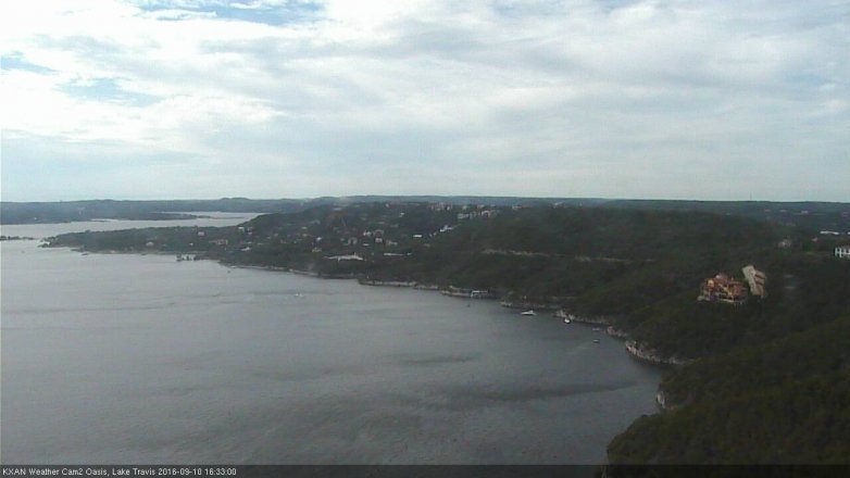 Lake Travis webcam, September 10, 2016 3:40 PM CT