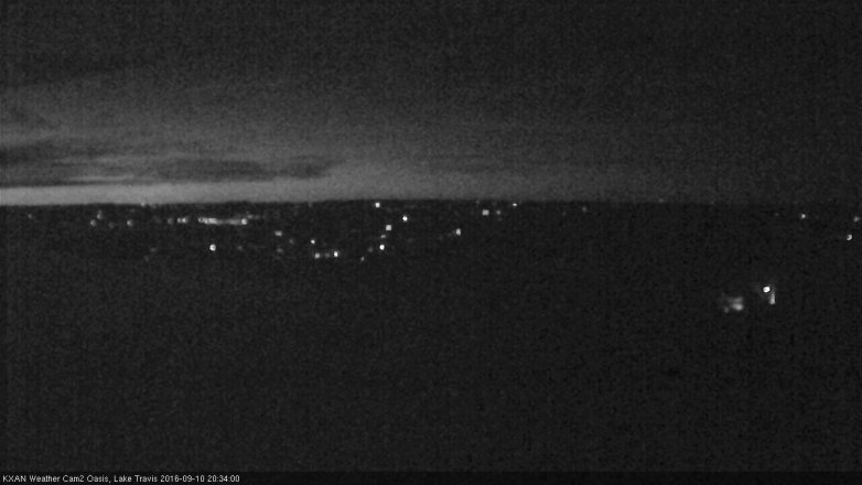 Lake Travis webcam, September 10, 2016 7:55 PM CT