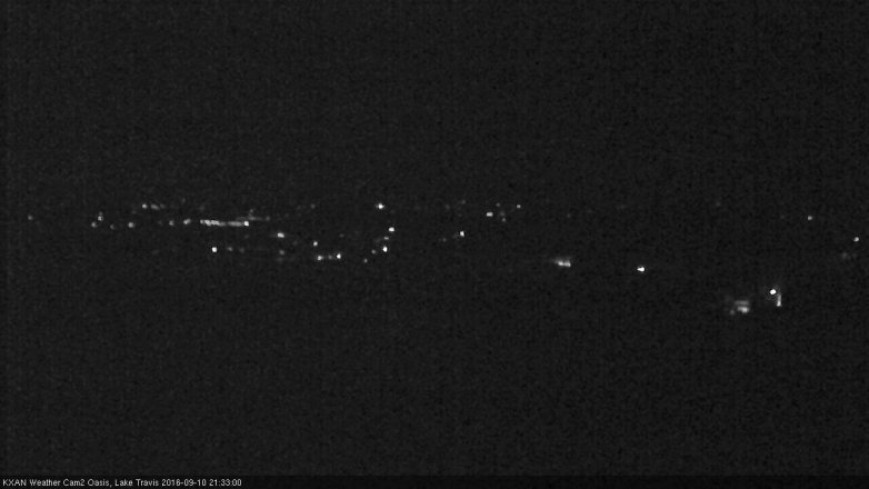 Lake Travis webcam, September 10, 2016 8:45 PM CT