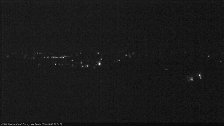 Lake Travis webcam, September 10, 2016 9:25 PM CT