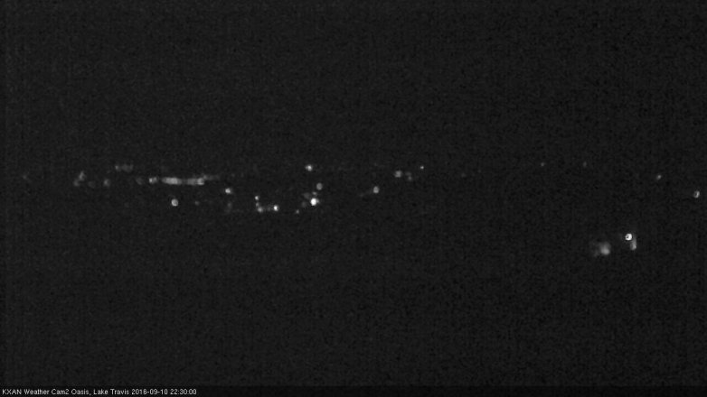 Lake Travis webcam, September 10, 2016 9:35 PM CT