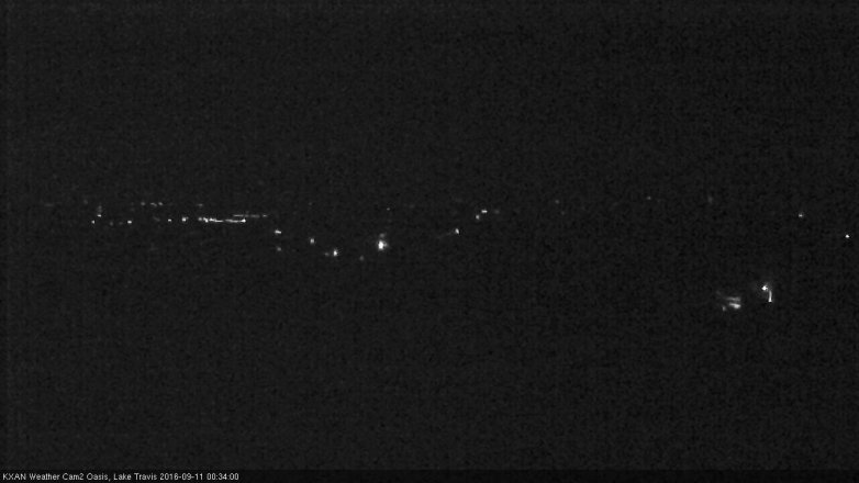 Lake Travis webcam, September 10, 2016 12:00 AM CT